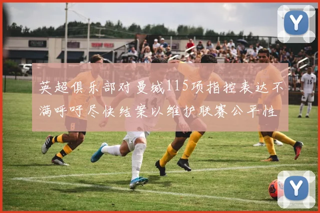 英超俱乐部对曼城115项指控表达不满呼吁尽快结案以维护联赛公平性